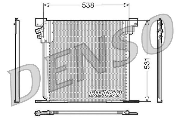 DENSO Конденсатор, кондиционер DCN17030