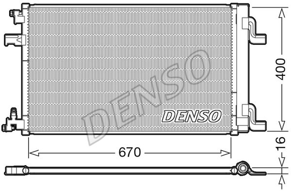 DENSO Kondensators, Gaisa kond. sistēma DCN20002
