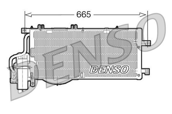 DENSO Kondensators, Gaisa kond. sistēma DCN20016