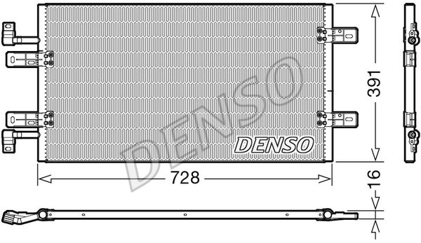 DENSO Kondensators, Gaisa kond. sistēma DCN20019