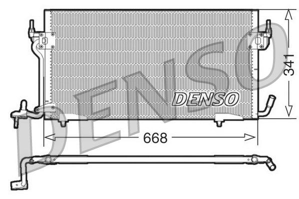 DENSO Kondensators, Gaisa kond. sistēma DCN21011