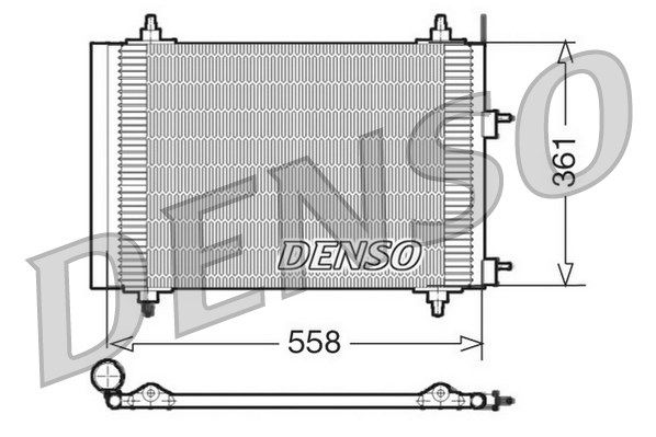 DENSO Kondensators, Gaisa kond. sistēma DCN21015