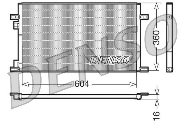 DENSO Kondensators, Gaisa kond. sistēma DCN23019