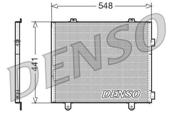 DENSO Kondensators, Gaisa kond. sistēma DCN23025