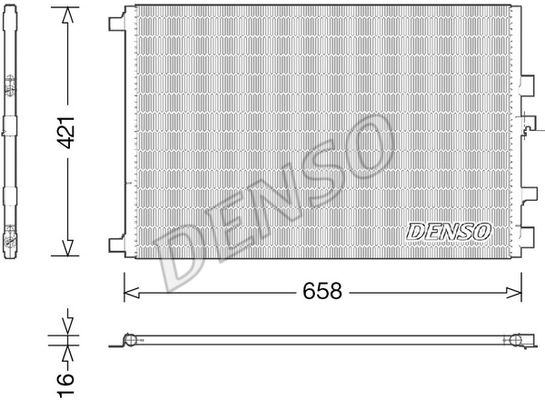 DENSO Kondensators, Gaisa kond. sistēma DCN23033