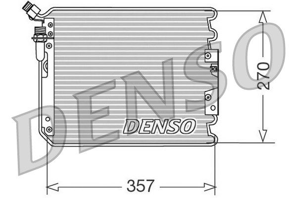 DENSO Kondensators, Gaisa kond. sistēma DCN28001