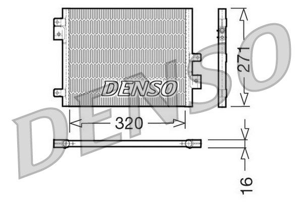 DENSO Kondensators, Gaisa kond. sistēma DCN28002