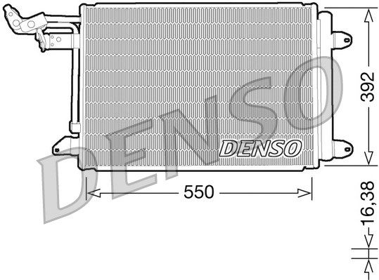 DENSO Kondensators, Gaisa kond. sistēma DCN32002