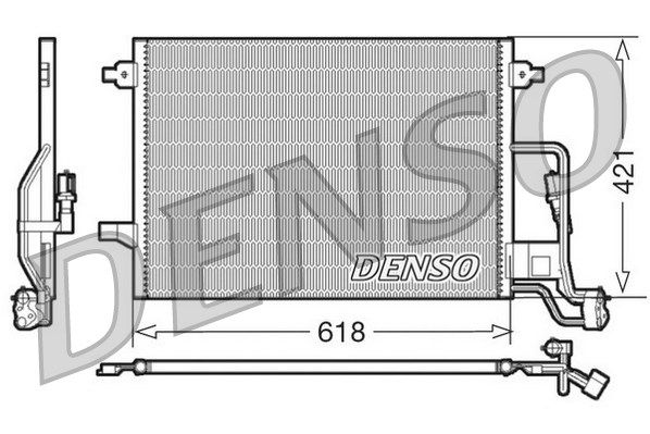 DENSO Kondensators, Gaisa kond. sistēma DCN32018