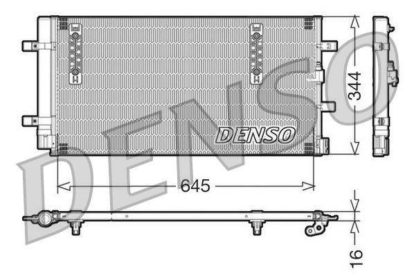 DENSO Kondensators, Gaisa kond. sistēma DCN32060