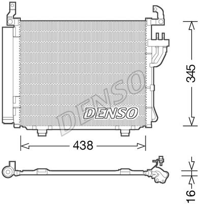 DENSO Kondensators, Gaisa kond. sistēma DCN41003