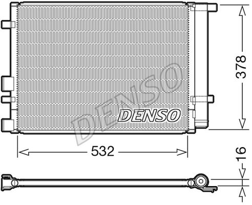 DENSO Kondensators, Gaisa kond. sistēma DCN41005