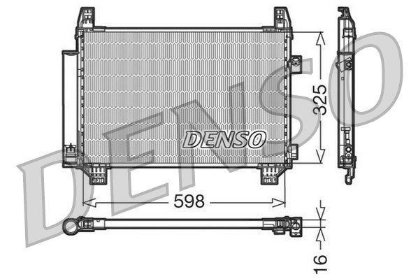 DENSO Kondensators, Gaisa kond. sistēma DCN50007