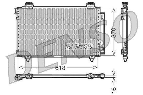 DENSO Kondensators, Gaisa kond. sistēma DCN50009