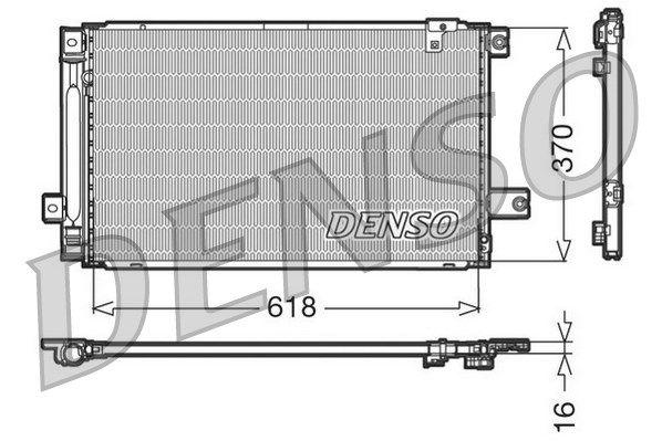 DENSO Kondensators, Gaisa kond. sistēma DCN50013