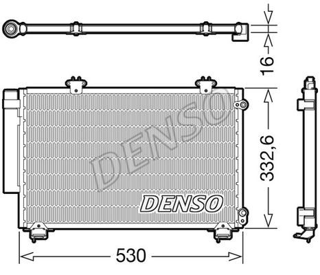DENSO Kondensators, Gaisa kond. sistēma DCN50060