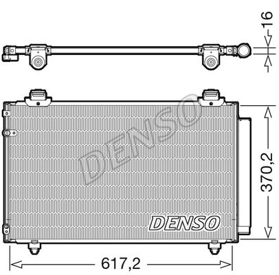 DENSO Kondensators, Gaisa kond. sistēma DCN50112