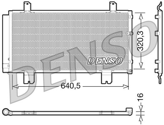 DENSO Kondensators, Gaisa kond. sistēma DCN51007