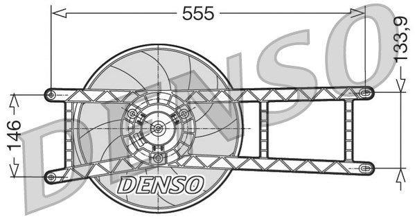 DENSO Ventilators, Motora dzesēšanas sistēma DER09017