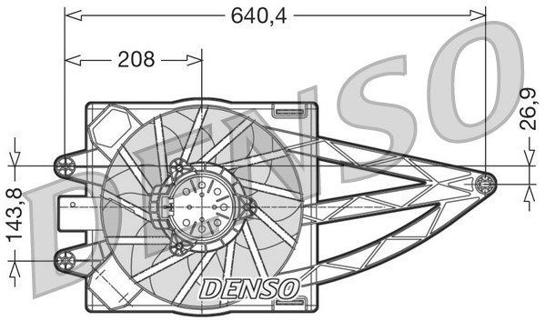 DENSO Ventilators, Motora dzesēšanas sistēma DER09018