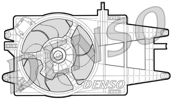 DENSO Вентилятор, охлаждение двигателя DER09032