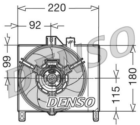DENSO Ventilators, Motora dzesēšanas sistēma DER16002