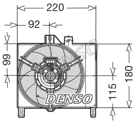 DENSO Ventilators, Motora dzesēšanas sistēma DER16003
