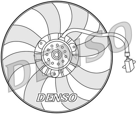 DENSO Вентилятор, охлаждение двигателя DER32007