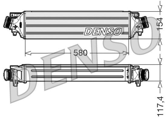 DENSO Интеркулер DIT01002