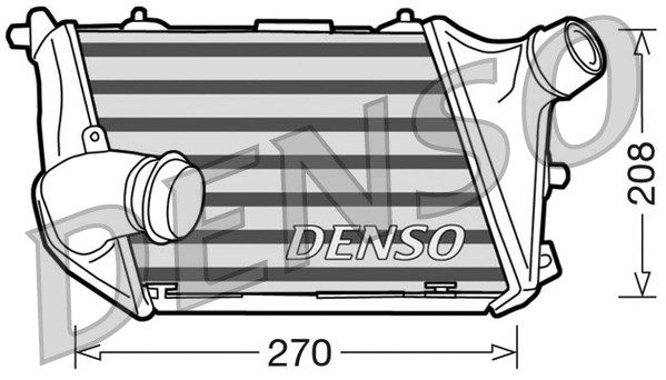 DENSO Интеркулер DIT02015