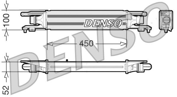 DENSO Интеркулер DIT20001