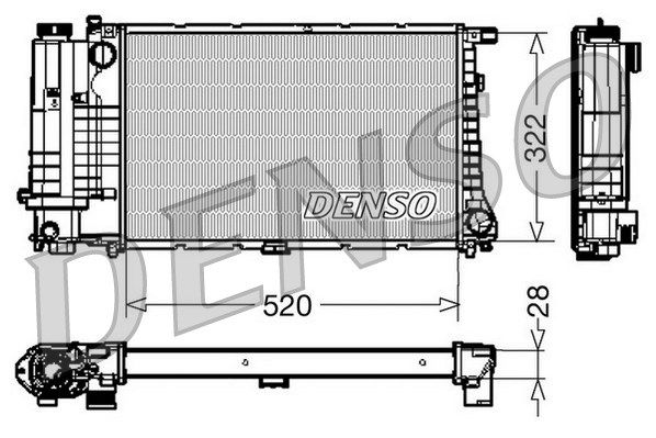 DENSO Radiators, Motora dzesēšanas sistēma DRM05045
