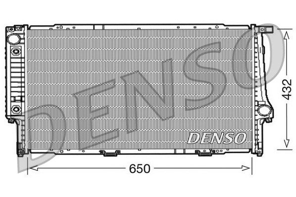 DENSO Радиатор, охлаждение двигателя DRM05062