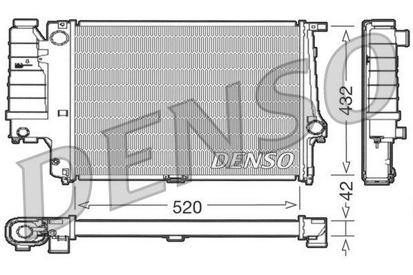 DENSO Radiators, Motora dzesēšanas sistēma DRM05064