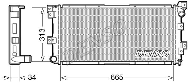 DENSO Radiators, Motora dzesēšanas sistēma DRM06002