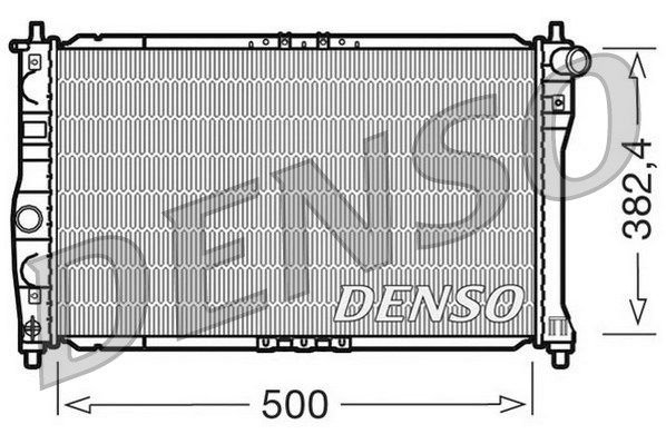 DENSO Радиатор, охлаждение двигателя DRM08001