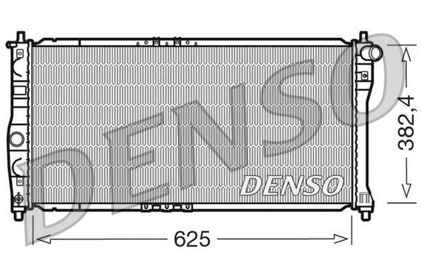 DENSO Радиатор, охлаждение двигателя DRM08002