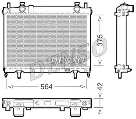 DENSO Radiators, Motora dzesēšanas sistēma DRM09023