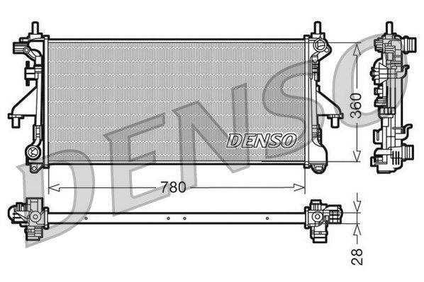DENSO Radiators, Motora dzesēšanas sistēma DRM09079