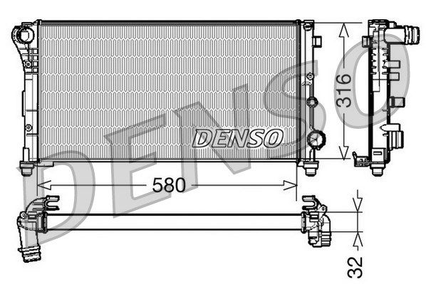 DENSO Radiators, Motora dzesēšanas sistēma DRM09084