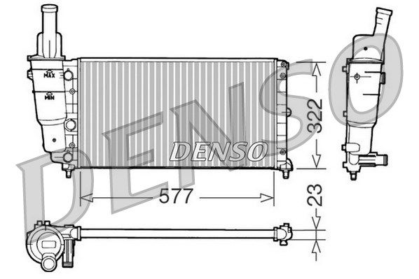 DENSO Radiators, Motora dzesēšanas sistēma DRM09096