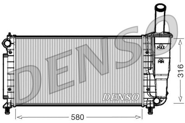 DENSO Radiators, Motora dzesēšanas sistēma DRM09105