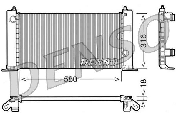 DENSO Radiators, Motora dzesēšanas sistēma DRM09120