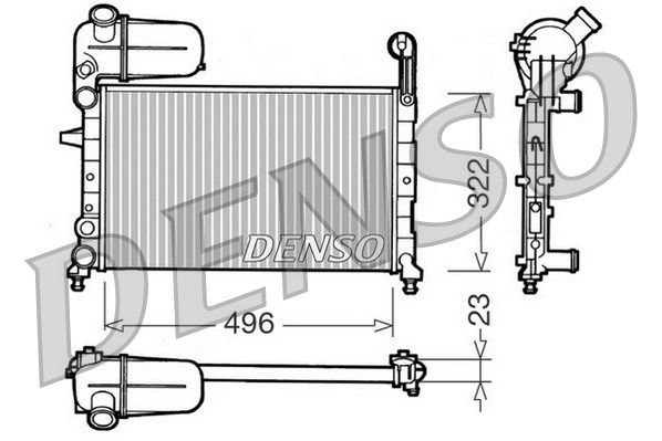 DENSO Radiators, Motora dzesēšanas sistēma DRM09133