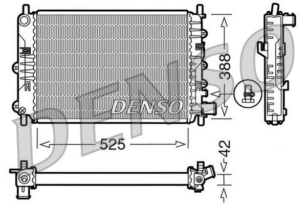 DENSO Radiators, Motora dzesēšanas sistēma DRM10026
