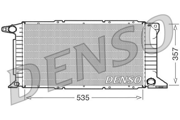 DENSO Радиатор, охлаждение двигателя DRM10101