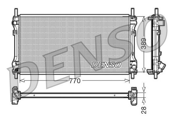 DENSO Radiators, Motora dzesēšanas sistēma DRM10104