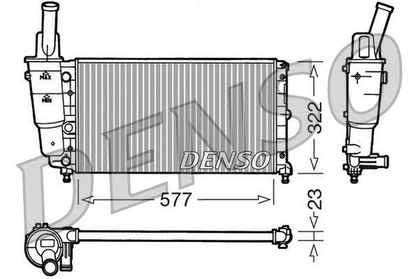 DENSO Radiators, Motora dzesēšanas sistēma DRM13004