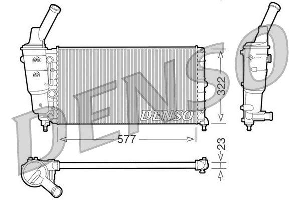 DENSO Radiators, Motora dzesēšanas sistēma DRM13006