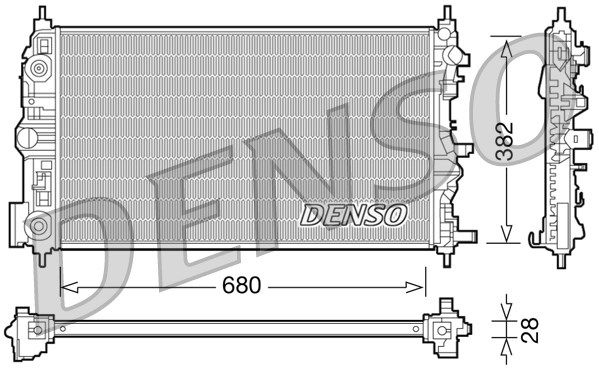 DENSO Radiators, Motora dzesēšanas sistēma DRM15006